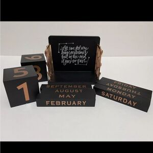 Owlcrate Addie's perpetual wooden calendar